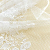 130cm Width x 95cm Length Premium Vine Floral Wedding Bridal Lace Fabric