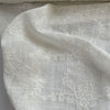 125cm Width x 95cm Length Retro Vine Floral Embroidery Cotton Linen Blend Fabric