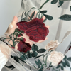 幅 125cm 枝バラの花刺繍チュールレース生地
