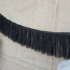 2 Yards of 18cm Width 2-Layer Soft Frill RuffledLace Fabric Trim