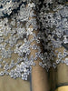 145cm Width Premium floral embroidered organza lace fabric by the Yard