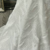 130cm Width x 95cm Length 3D Feather Embroidery Cotton Fabric