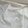 125cm Width x 95cm Length Retro Heart Shape Embroidery Cotton Linen Blend Fabric