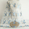 140cm Width x 95cm Length Retro Branch Floral Embroidery Lace Fabric