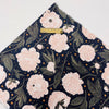 150cm Width x 95cm Length Star Space and Peony Floral Print Cotton Fabric