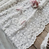 53 inches Width Vintage Geometrical Floral Embroidery Lace Fabric by The Yard