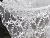 130cm Width x 95cm Length Star Branch Floral  Lace Fabric