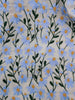 140cm Width x 95cm Length Premium Daisy Flower Embroidery Cotton Linen Fabric