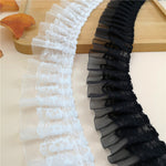 5 Yards x 5cm Width 2-layer Lolita Ruffled Lace Trim