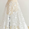 130cm Width x 95cm Length Premium Vine Floral Wedding Bridal Lace Fabric
