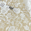 130cm Width x 95cm Length Premium Vine Floral Wedding Bridal Lace Fabric