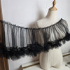 3 Yards of 19cm Width Puffy Tulle Skirt Hem Lace Trim