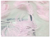 130cm Width x 95cm Length Feather Pattern Embroidery Lace Fabric