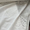125cm Width x 95cm Length Retro Heart Shape Embroidery Cotton Linen Blend Fabric