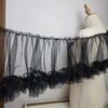 3 Yards of 19cm Width Puffy Tulle Skirt Hem Lace Trim