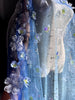 150cm Width x 95cm 3D Fantasy Floral Embroidery Sequined Lace Fabric