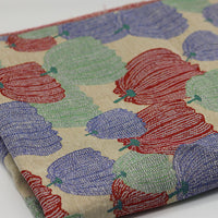 150cm Width Retro Pumpkin Jacquard Fabric by the Yard