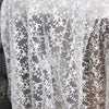 130cm Width x 95cm Length Star Branch Floral  Lace Fabric