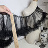 3 Yards of 19cm Width Puffy Tulle Skirt Hem Lace Trim