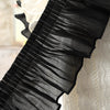 3 Yards x 10cm Width Premium Ruffled Pleated Chiffon Lace fabric Trim