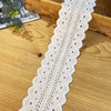 Vintage Floral Embroidery Eyelet Cotton Lace fabric Trim
