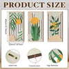 Wall Art, 20cm x 40cm x 3 Panels, Energy-Saving Green Plant Design, Triple Set