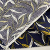 150cm Width x 95cm Length Leaf Branch Floral Print Cotton Fabric