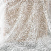 150cm Width x 95cm Length Leaf Embroidery Lace Fabric