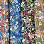 145cm Width Botanical Floral Pattern Print Cotton Poplin Fabric
