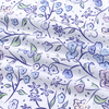 145cm Width x 95cm Length Sketch Blue Branch Floral Print Cotton Fabric