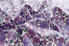 150cm Width x 95cm Length Purple Morning Glory Print Cotton Fabric