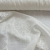 125cm Width x 95cm Length Retro Heart Shape Embroidery Cotton Linen Blend Fabric