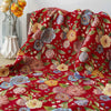 145cm Width x 95cm Length Holiday Celebration  Floral Pattern Jacquard Fabric