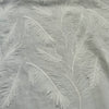 130cm Width x 95cm Length 3D Feather Embroidery Cotton Fabric