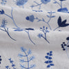 125cm Width x 95cm Length Botanical Branch Floral Embroidery  Cotton Mix Fabric