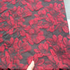 146cm Width x 95cm Length Contrast 3D Floral Jacquard Fabric