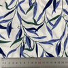 150cm Width x 95cm Length Leaf Branch Floral Print Cotton Fabric