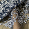 145cm Width Premium floral embroidered organza lace fabric by the Yard