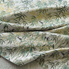 152cm Width x 95cm Length Green Bamboo and Panda with Golden Line Jacquard Fabric