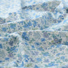 145cm Width x 95cm Length Blue Floral Print Cotton Fabric