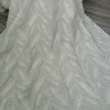 130cm Width x 95cm Length 3D Feather Embroidery Cotton Fabric