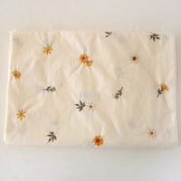 150cm Width x 95cm Length Daisy and Floral Cotton Embroidery Fabric