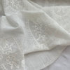 125cm Width x 95cm Length Retro Heart Shape Embroidery Cotton Linen Blend Fabric