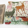 150cm Width x 95cm Length Botanical Flower and Animal Deer Jacquard Fabric