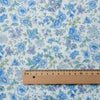 145cm Width x 95cm Length Blue Floral Print Cotton Fabric