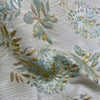Leaf Branch Yarn-dyed Jacquard Golden Thread 3D Embossed Texture Fabric