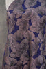 160cm Width x 95cm Length Premium Contrast Floral  and Blue Jacquard Fabric