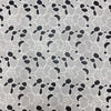 130cm Width Hollow-out Floral Embroidery Chiffon Fabric by the Yard