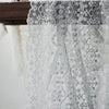 53 inches Width Vintage Geometrical Floral Embroidery Lace Fabric by The Yard