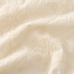 150cm Width x 95cm Length Vine Floral Embroidery Cotton Lace Fabric
